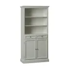 Credenza con 2 Ante, 2 Cassetti e 2 Ripiani a Giorno Made in Italy  - Camene Viadurini