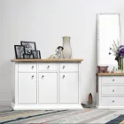 Credenza con Struttura in Particelle di Legno Impiallacciato Made in Italy - Odino Viadurini