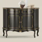 Credenza di Lusso con 2 Ante e 1 Cassetto in Legno Made in Italy - Leonor Viadurini
