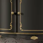 Credenza di Lusso con 3 Ante e 3 Cassetti in Legno Made in Italy - Leonor  Viadurini