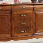 Credenza di Lusso da Soggiorno in Legno Classica Made in Italy - Helisa Viadurini