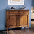 Credenza in Legno Bassano Francia con 2 Cassetti e 2 Ante Made in Italy - Galeru
