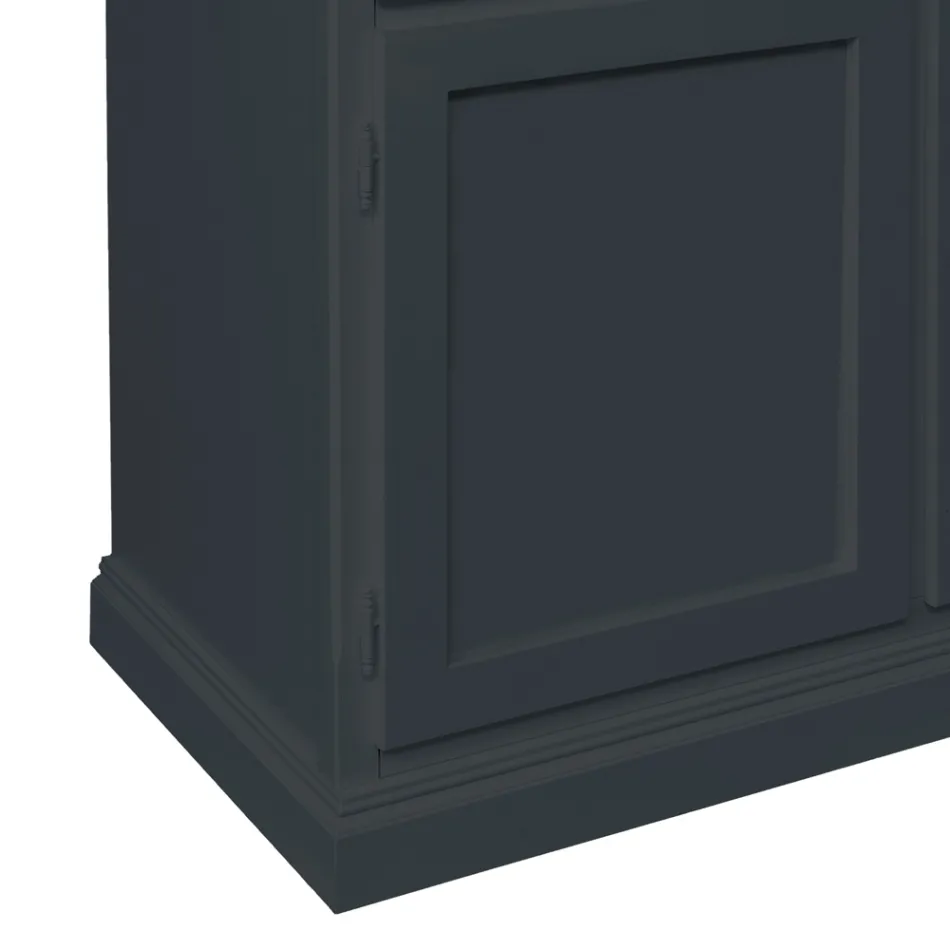 Credenza in Legno con 2 Cassetti e 2 Ante Made in Italy - Uller Viadurini