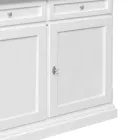 Credenza in Legno con 2 Cassetti e 2 Ante Made in Italy - Uller Viadurini
