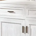 Credenza in Teak Massello con 3 Ante e 3 Cassetti - Sumo Viadurini