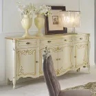 Credenza Soggiorno di Lusso in Legno Classica Made in Italy - Caligola Viadurini