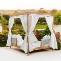 Daybed da Esterno in Teak ed Intreccio in Corda - Arjuna