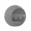 Daybed da Giardino Design Rotondo di Lusso con Parasole - Ulm Moon by Vondom