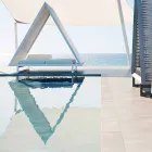 Daybed da Giardino di Lusso in Alluminio e Tessuto - Frame Vineyard by Vondom Viadurini