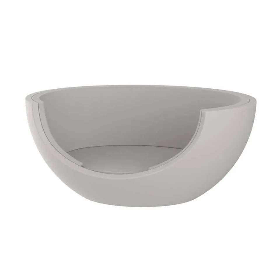 Daybed per Esterno Design Circolare di Lusso in Polietilene - Ulm Moon by Vondom Viadurini