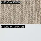 Divano 2 Posti da Esterno con Seduta Imbottita Made in Italy - Fioriera Viadurini