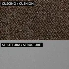 Divano 2 Posti da Esterno con Seduta Imbottita Made in Italy - Fioriera Viadurini