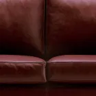 Divano 3 Posti Rivestito in Pelle Made in Italy di Alta Qualità - Centauro Viadurini