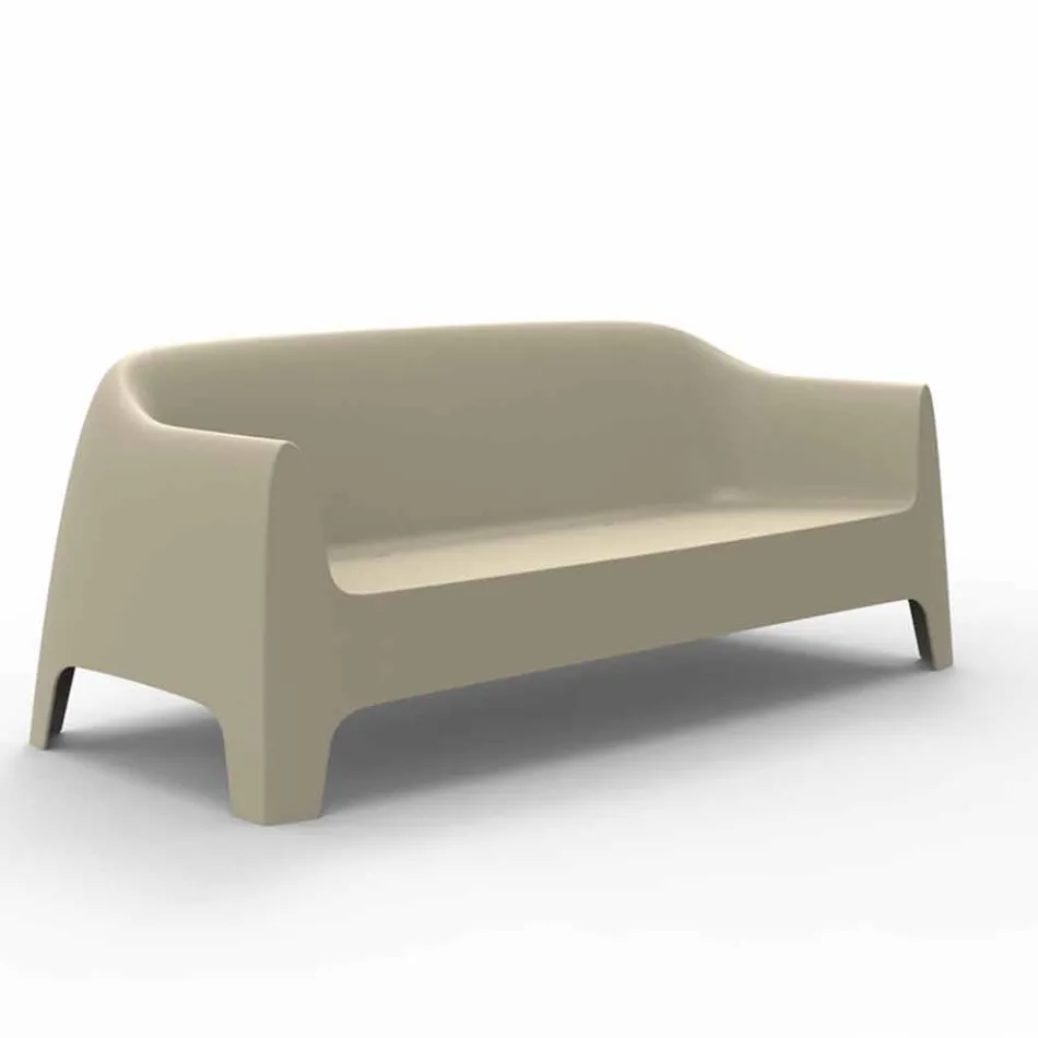 Divano da esterno design moderno Solid by Vondom in polipropilene Viadurini