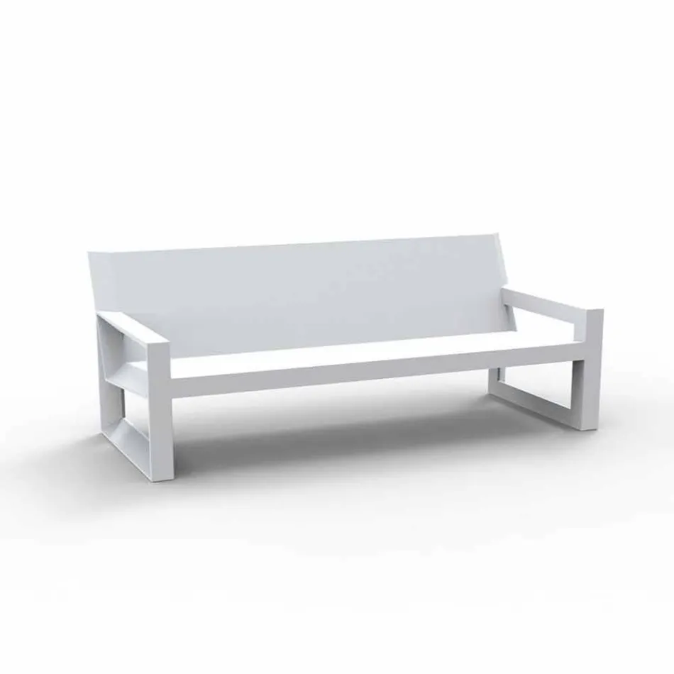 Divano da esterno Frame by Vondom, in resina di polietilene, di design Viadurini
