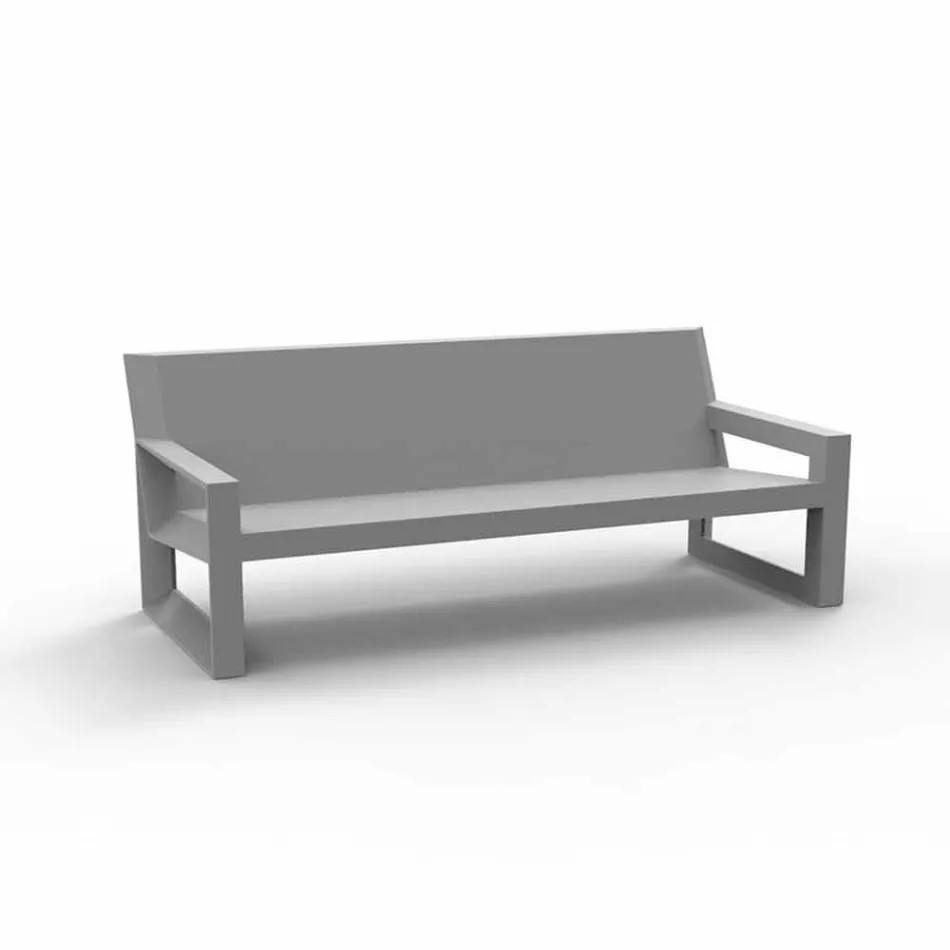 Divano da esterno Frame by Vondom, in resina di polietilene, di design Viadurini