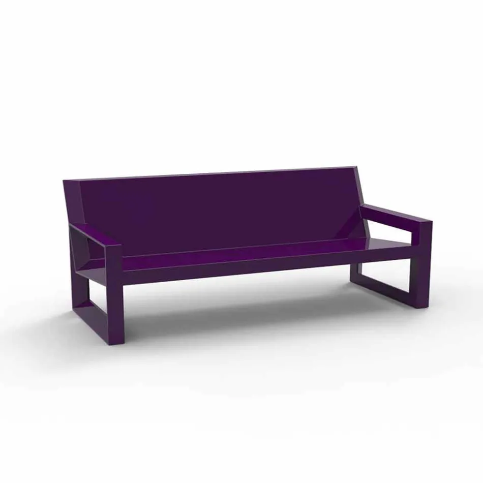 Divano da esterno Frame by Vondom, in resina di polietilene, di design Viadurini