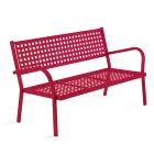 Divano da Giardino 2 Posti con Struttura in Acciaio Made in Italy - Nilda Viadurini