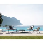 Divano da Giardino Impilabile in Acciaio Zincato Made in Italy – Sansa Viadurini