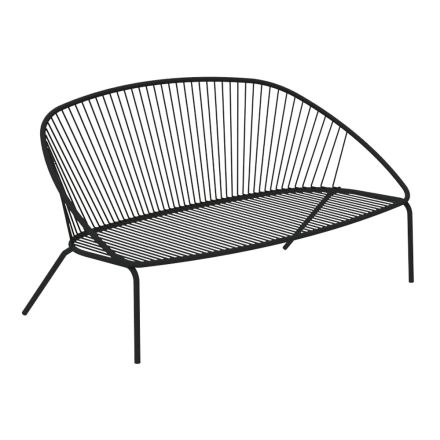 Divano da Giardino Impilabile in Acciaio Zincato Made in Italy – Sansa Viadurini