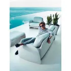 Divano da giardino in polietilene design moderno Pezzettina by Vondom Viadurini