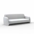 Divano da giardino in polietilene design moderno Pezzettina by Vondom Viadurini