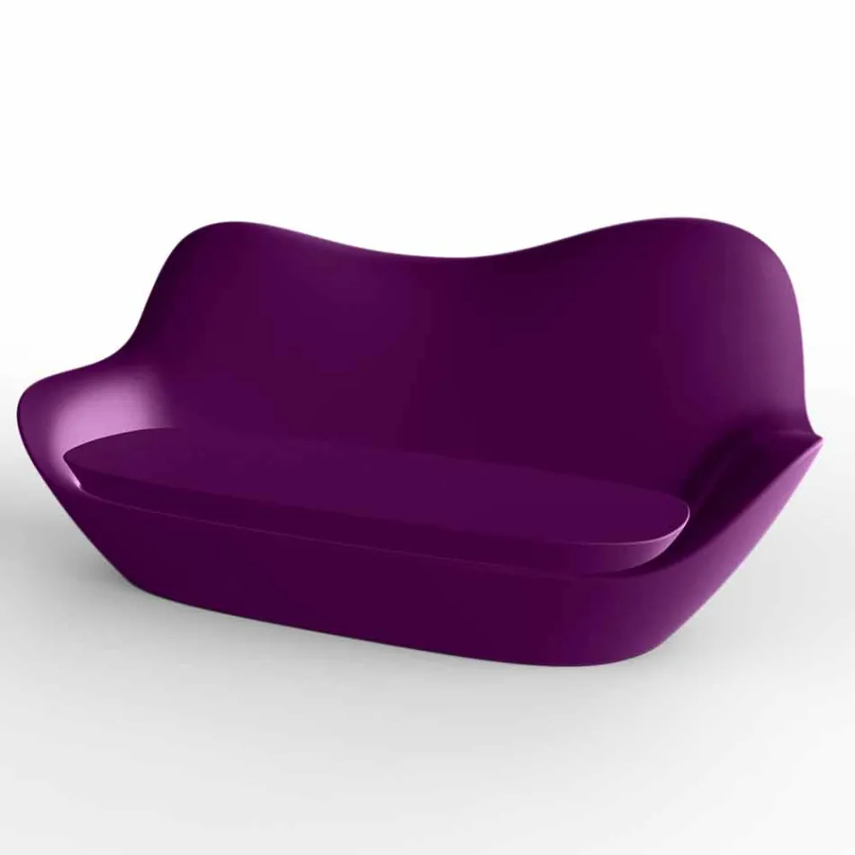 Divano da giardino in polietilene design moderno Sabinas by Vondom Viadurini