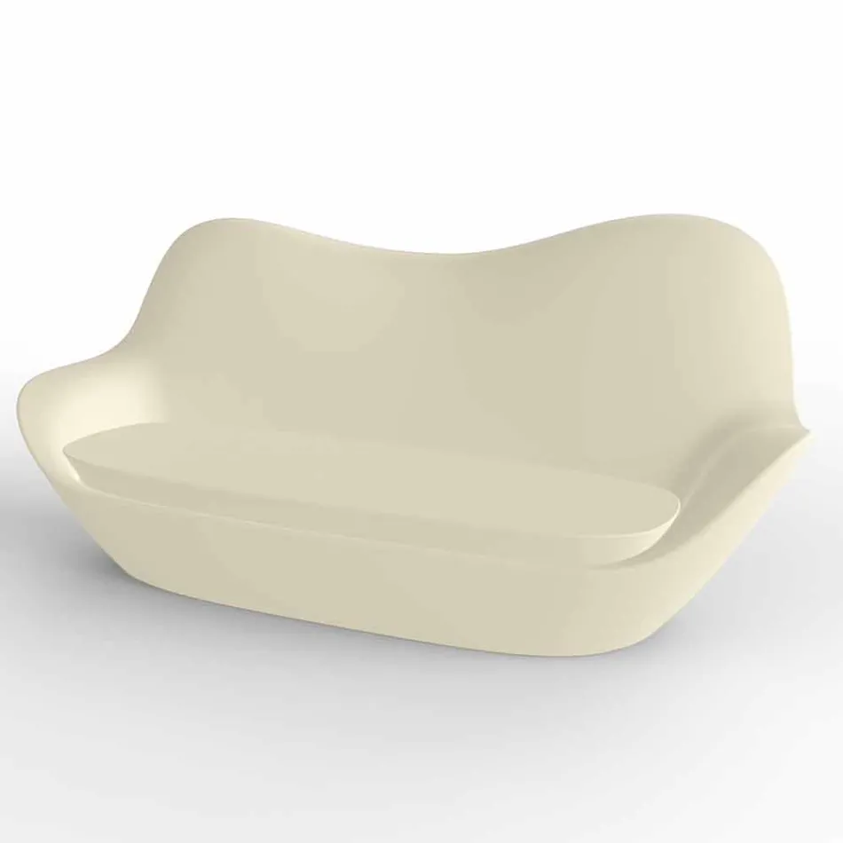 Divano da giardino in polietilene design moderno Sabinas by Vondom Viadurini