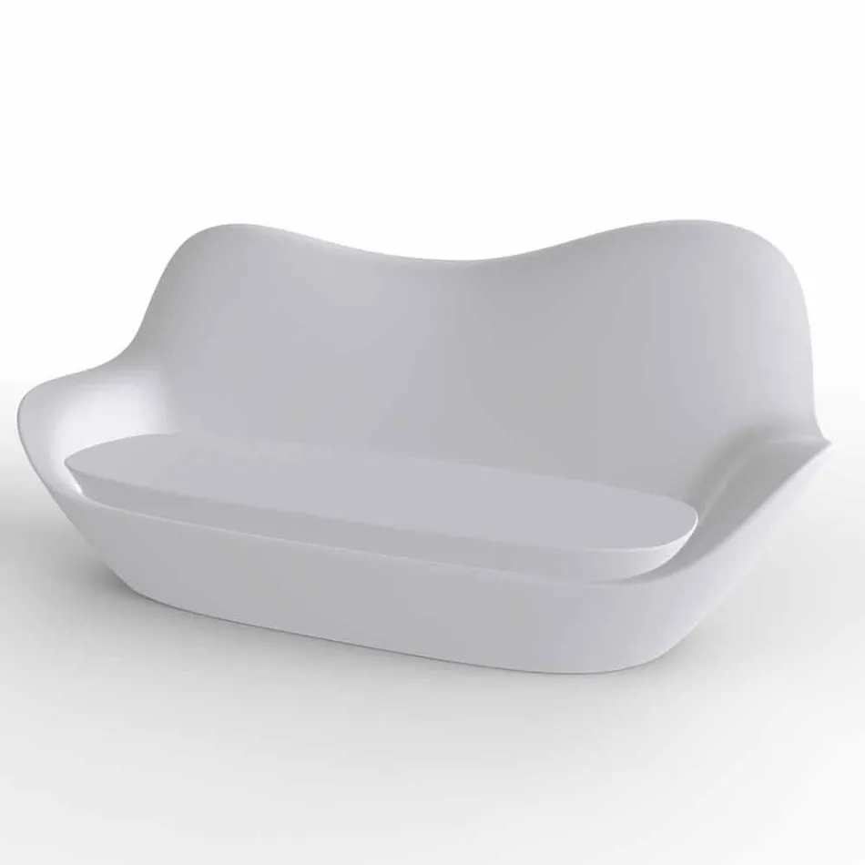Divano da giardino in polietilene design moderno Sabinas by Vondom Viadurini