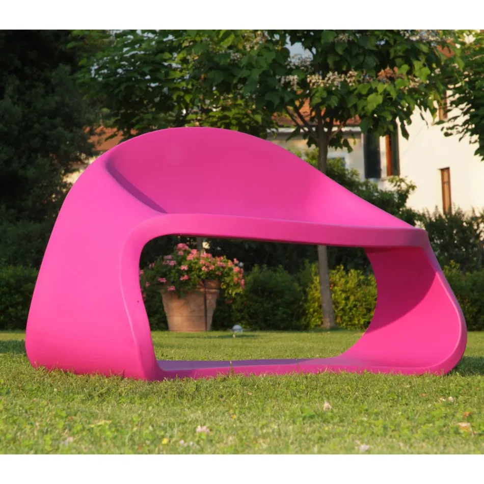 Divano Due Posti Interno o Esterno in Polietilene Made in Italy - Doubles Viadurini