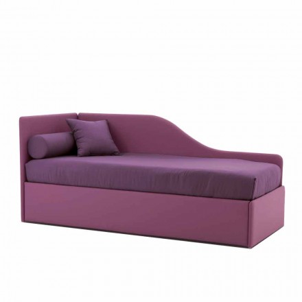 Divano Letto di Design in Similpelle Sfoderabile Made in Italy - Rallo Viadurini