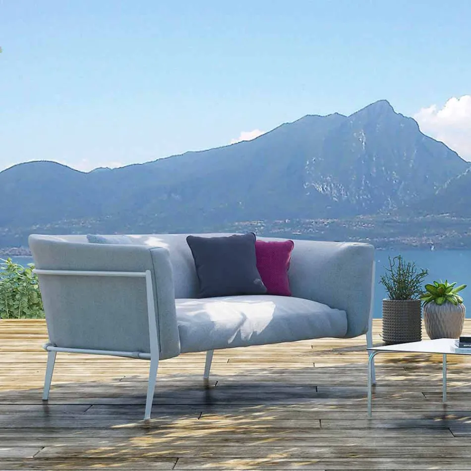 Divano Moderno da Esterno o Interno Sfoderabile Design Made in Italy - Carminio Viadurini