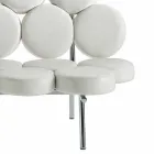 Divano Moderno in Pelle con Struttura in Acciaio Made in Italy di Lusso - Arthur Viadurini