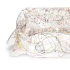 Divano Plexiglass Bianco o Multicolor Riciclabile Interno Esterno - Jolly Viadurini