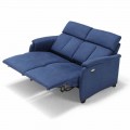 Divano relax elettrico 2posti,2 sedute elettriche Gelso,design moderno
