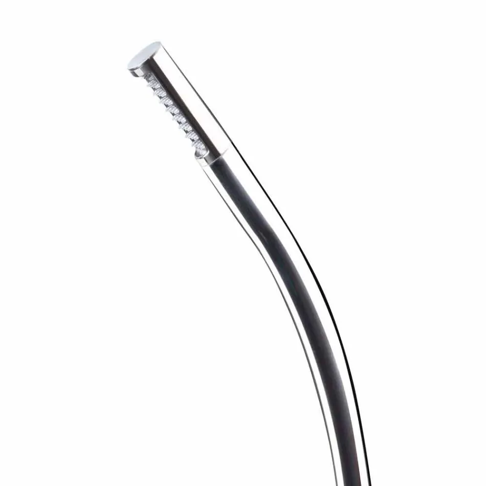 Doccia da Giardino con Soffione ad Incasso in Acciaio Inox Made in Italy - Yuki Viadurini