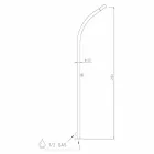 Doccia da Giardino con Soffione ad Incasso in Acciaio Inox Made in Italy - Yuki Viadurini