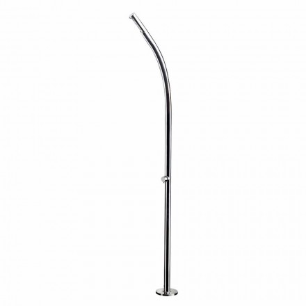 Doccia da Giardino con Soffione ad Incasso in Acciaio Inox Made in Italy - Yuki Viadurini
