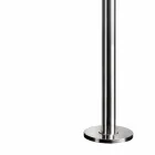 Doccia da Giardino in Acciaio Inox con Soffione Rotondo Made in Italy - Norton Viadurini