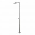 Doccia Esterna in Acciaio Inox con Rubinetto Temporizzato Made in Italy - Modeo