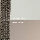 Dondolo da Giardino in Acciaio con Corde e Cuscini Inclusi Made in Italy – Bronn Viadurini