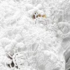Federa di Lino con Pizzo Bianco per Letto Design di Lusso Made in Italy - Kiss Viadurini