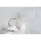 Federa di Lino con Pizzo Bianco per Letto Design di Lusso Made in Italy - Kiss Viadurini
