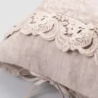 Federa in Lino con Pizzo Armonia e Laccetti in Polvere o Retro - Masone Viadurini