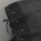 Federa in Lino con Pizzo Poema e Laccetti Burro o Nero Made in Italy - Masone Viadurini