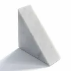 Fermalibro di Design in Marmo Bianco di Carrara Moderno Made in Italy - Tria Viadurini