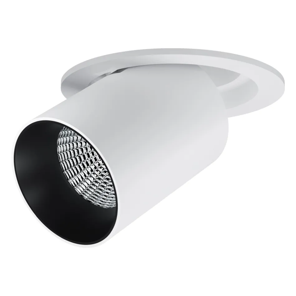 Fotoproiettore Plafoniera Led Orientabile da Interno in Alluminio - Etrusca Viadurini