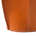 Gettacarte di design in cuoio rigenerato Poligiono, fatto in Italia Viadurini