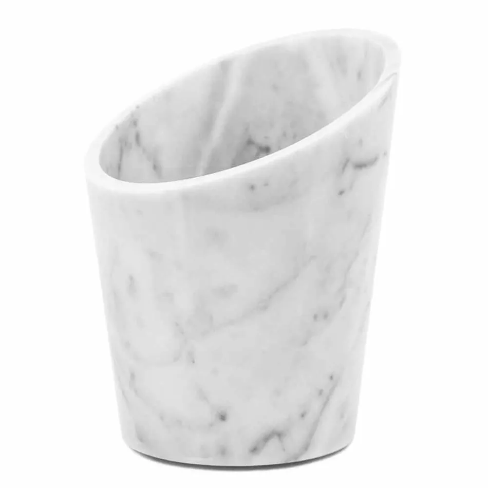Glacette per Vino o Champagne in Marmo Bianco di Carrara Made in Italy - Ciotti Viadurini