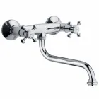 Gruppo per Lavabo Cucina da Parete in Ottone Orientabile Made in Italy - Colmo Viadurini